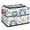 Multicolor 4, variant on ADECORIVY Cute Monkey Tree Fabric Storage Bin with Lid, Foldable Storage Box Decorative Cube Organizer Basket for Closet Shelf Organizing Clothes
