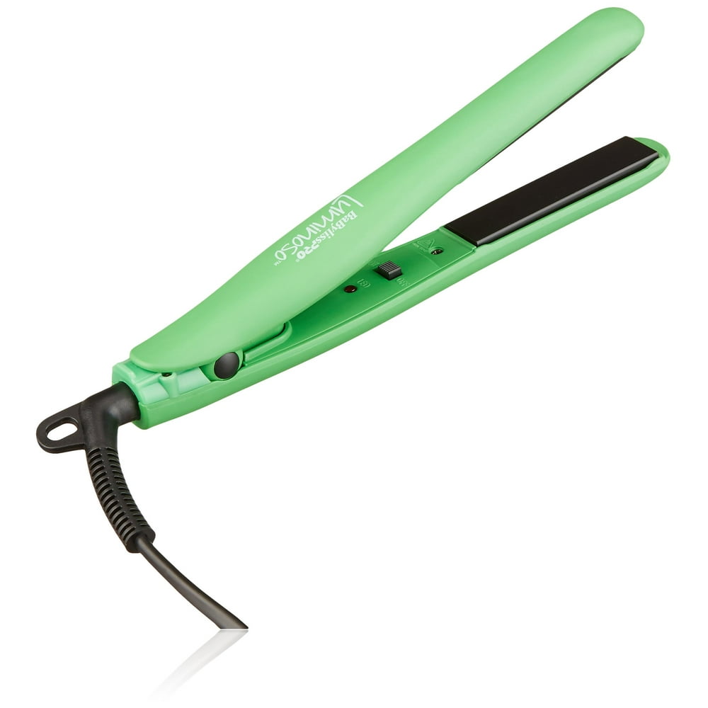BaBylissPRO Babyliss pro luminoso 0.75" mini flat iron green