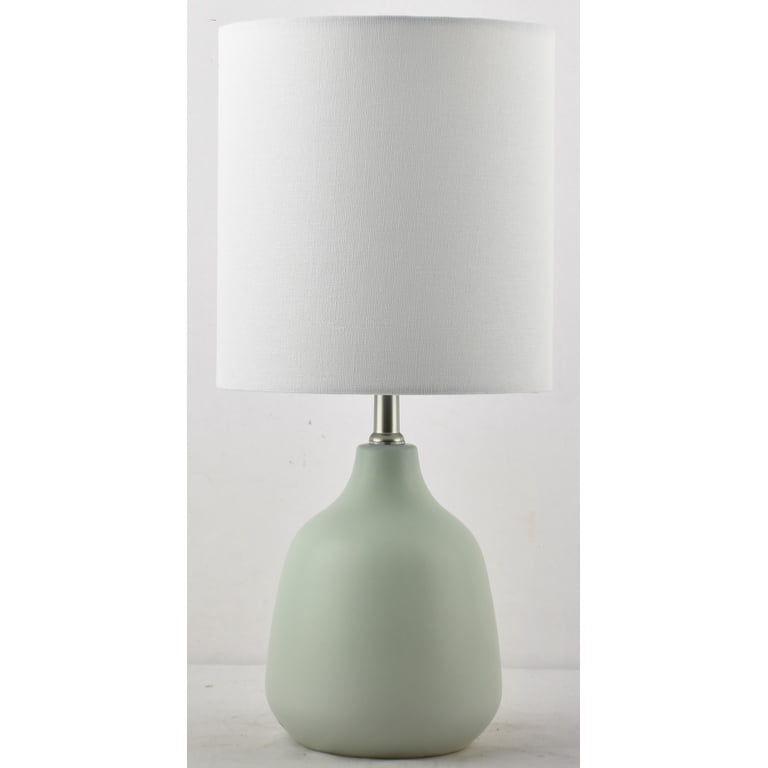 Mainstays Grab and Go 16 in Sage Ceramic Table Lamp photo 1