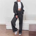 thumbnail image 2 of NMMUED Sweat Set Sweatsuits Women 2 Piece Outfit Hoodie Set Two Piece Sets for Women Fall Track Suits for Women Set, Dark Gray XXL, 2 of 7