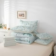 thumbnail image 6 of Feelyou Golf Sport Lover Bedding Comforter Set 7pcs for Teens, Plant Botanical King Bedding Sets, Kawaii Cartoon Blue Reversible Bed Sheets, Ultra Soft Bedroom Decor, 6 of 8