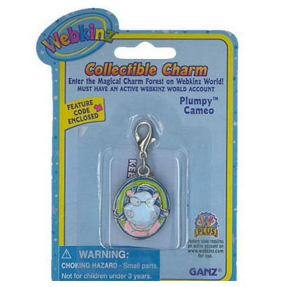 Webkinz Collective Charm - Plumpy CAMEO Hippo