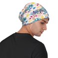 thumbnail image 4 of Naloa Colorful Chameleons Soft Beanie Hat, Knit Beanie Daily Beanie in Fine Knit for Women Men Winter Travel, Outdoor, 4 of 7