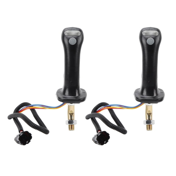 Excavator Joystick Replacement 6 Pin Connection 3 Function Buttons Heavy Duty Aluminum Design