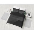 thumbnail image 2 of Juego de cama abstracto gris oscuro y negro, 2 of 4