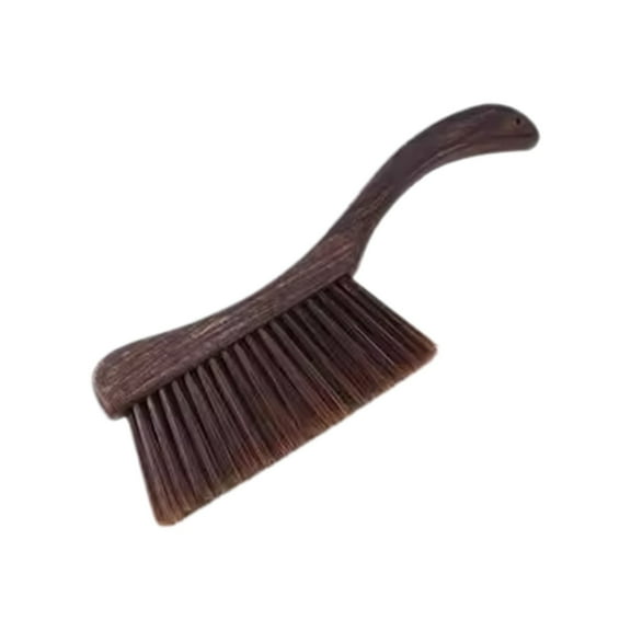 Lilixerw Wood Hand Broom Brush,Soft Bristle Cleaning Brush for Car Bed Furniture Clothes