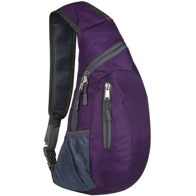 Men‘S Multiple Compartment Chest Sling Packs Shoulder Cross Body Bag Cycle Day Packs Satchel Backpack