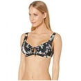 thumbnail image 3 of Becca FLORAL MULTI First Date Victoria Bralette Bikini Swim Top, US Medium, 3 of 6