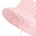 thumbnail image 5 of Auroural Kids Sun Hat, Wide Brim Beach Hat with Chin Strap for Outdoor Protection Breathable Children's Summer Thin Cute Men's and Women's Sunscreen and Sunshade Hat Fisherman's Hat, 5 of 5