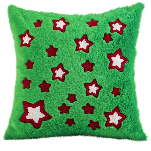 Hot6sl Ofertas de La Semana Almohada Navideña Cojines Navideños Decorativos Cojines de Menta Decoraciones Navideñas Rojas y Blancas Linda Almohada de Peluche Funda de Cojín Decorativo Navideño