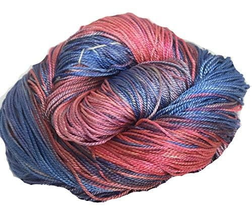 Knitsilk 3 Ply 100% Mulberry Silk Lace Weight Yarn | Perfect for Knitting & Crocheting and Weaving | Fine Quality Silk Yarn for Luxurious Creating Projects.(50 Grams – 260 Yards, Orchids)(Pack of 2)