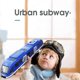 thumbnail image 2 of Simulation Urban Subway Toy Car Kids Gift Sound Lighting Simulation Subway Model 26s, 2 of 5