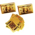 thumbnail image 1 of Shipease Waterproof Gold Plated Poker Playing Magic Cards Gold Pack Of 2 For Adult - Classic Pvc Poker Table | Playing Cards Are Highly Durable & Long-Lasting | Use For Party & Game, 1 of 5