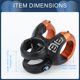 thumbnail image 5 of Tija de bicicleta de montaña Unique Bargains, tija corta de manillar de 31.8 mm, tija de 40 mm, elevación de 0 grados, tija corta negra y naranja, 5 of 6