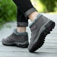 thumbnail image 2 of Botas de nieve de talla grande para aumentar la altura, para hombre y mujer, con forro polar de invierno, cálidas, acolchadas de algodón, para exteriores, deportivas de caña media, acolchadas de, 2 of 6
