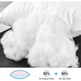 thumbnail image 3 of Almohadas de lujo suaves y transpirables para la cama, para un ajuste de altura ideal, refrigeración con excelente ventilación, Hotel Collection, fibra rellena de gel de polietileno hipoalergénico,, 3 of 6