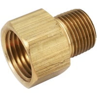 Anderson Metals Corp. Brass Adapter FPT x MPT - 0.38" x 0.38" - 1 Piece