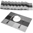 thumbnail image 1 of Napperons pour Table à Manger Napperon de Table, Napperon en Plastique Tissé en Vinyle Tapis de Table Résistant à la Chaleur Résistant aux Taches, 1 of 4