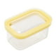 thumbnail image 1 of Plato Cortador Mantequilla Con Caja Recipiente Plástico Tapa (500 G) Amarillo, 1 of 9