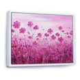 thumbnail image 2 of Designart "Floral Whispers In The Wild I" Flower Field Floater Framed Wall Art Living Room, 2 of 5