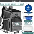 thumbnail image 2 of PetAmi Dog Backpack Carrier, Airline Approved 4-Way Entry Cat Bag, Gray, 2 of 7