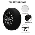thumbnail image 2 of Rateoe Ducks and Anchors Pattern Tire Cover Wheel Protectors Weatherproof Wheel Covers Universal Fit for Trailer Rv SUV Truck Camper Travel Trailers Accessories-14 inch, 2 of 6