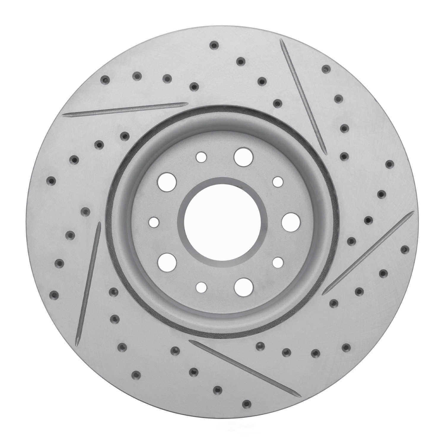 Dynamic Friction Company 830-46038L DFC Geoperformance Rotor - Drilled and Slotted