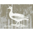 thumbnail image 2 of Goldberger, Jennifer 32x25 Black Ornate Wood Framed with Double Matting Museum Art Print Titled - Woodgrain Fowl II, 2 of 4