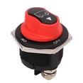 thumbnail image 1 of Battery Switch, Compact Abrasion Resistant Professional 2 Position Anti Aging Waterproof Safe Battery Disconnect Switch With 6AWG Cable For RV For Yacht, 1 of 8