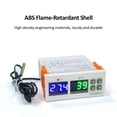 thumbnail image 3 of yeacher ZFX-9060A Digital Temperature Controller with Timer, Heating/Cooling Control, High/Low Temp Alarm, Data Lock, White, DC12V-10A, Flame Retardant ABS, 85x75x34mm, 3 of 6