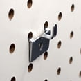 thumbnail image 3 of Pegboard Utility Notch Hook - Picture Hanger for Slatwall & Peg Wall - 25 Pack, 3 of 8