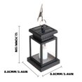 thumbnail image 3 of Linterna colgante de decoración de jardín al aire libre retro Linterna solar LED portátil Wmkox8yii jkg6915, 3 of 9