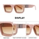 thumbnail image 3 of Gafas de sol modernas y versátiles con personalidad europea y americana, fabricadas en PC, metal, HD., 3 of 5