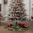 thumbnail image 4 of Defioc Light Green Excavator for Christmas Tree Skirt Snowman Xmas Tree Skirt Farmhouse Christmas Decorations Tree Mat for Holiday Party Decor-36", 4 of 6