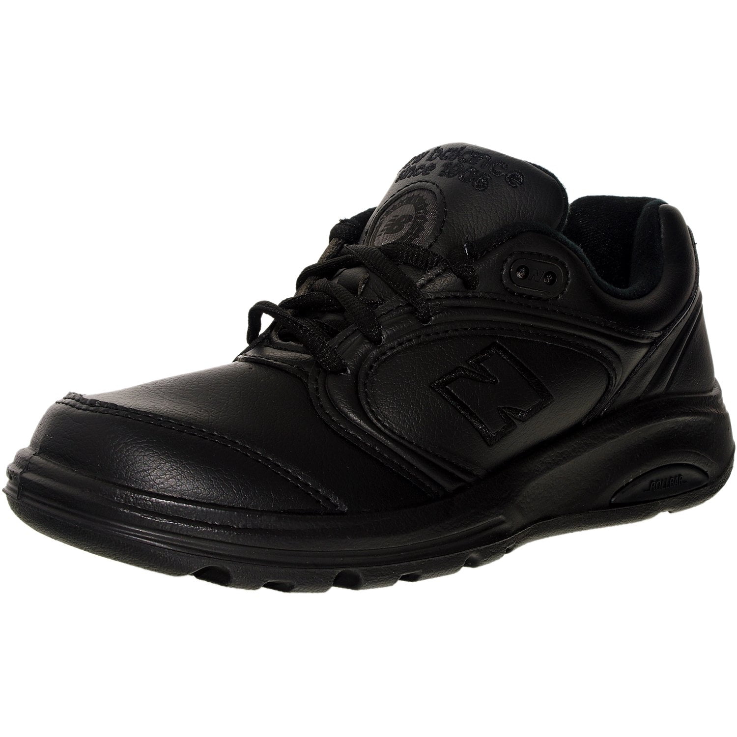 New Balance Women's Ww812Bk Black Ankle-High Leather Walking Shoe - 6N ...