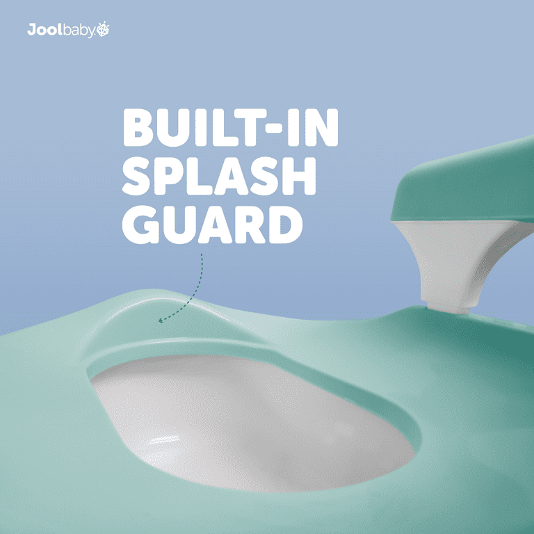 Pot D'Apprentissage RIIMUHIR Pour Enfants - Avec Poignées Et Protection Éclaboussures - Bleu Aqua