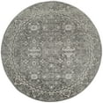 thumbnail image 2 of SAFAVIEH Evoke Ronald Bordered Area Rug, Gray/Ivory, 3' x 3' Round, 2 of 10