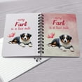 thumbnail image 4 of Every Fart is Love Note Miniature American Shepherd Guilty Face Happy Valentine's Spiral Bound Journal MAS Dog Lover Gifts 5x7in Spiral Notebook - 01016, 4 of 5