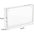 thumbnail image 6 of Cecolic 4x6 Acrylic Picture Frames, Clear Picture Frames Freestanding Double Sided Magnetic Acrylic Transparent Square Frame for Desktop Display, 6 of 8