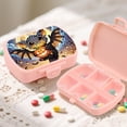 thumbnail image 3 of FLOPESN Storage Box DIY Diamond Art Painting Kits,Creative Design Pink 6-grid Packing Multi-grid Accessory box,3.54*2.44 inch Portable for Travel-Bat, 3 of 8