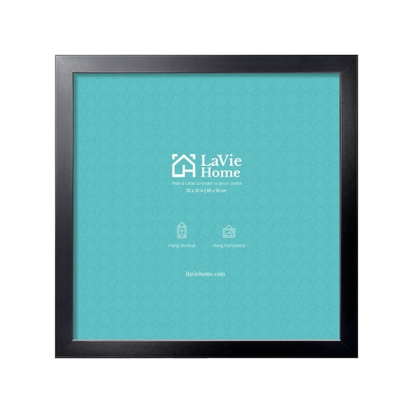 Marco de fotos LaVie Home 20x20 cm de plexiglás negro