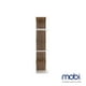 thumbnail image 3 of Mobi Esquinero 40 cm de Madera Sara Nogal y Blanco Mobi Muebles Moderno, 3 of 4