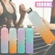 thumbnail image 2 of Botella de agua de 1l con marcador de tiempo, vasos de plástico esmerilado, reutilizables, motivacionales, para deportes de Fitness al aire libre, a prueba de fugas, sin BPA, 2 of 4