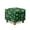 Shamrock Spot Print Dark Green, variant on SCRAWLGOD St. Patrick's Day Shamrock Heart Spot Print Dark Green Footstool Cover, Stretchable Ottoman Sofa Cover Non Slip Comfortable Square Furniture Protection for Footrest Sofa