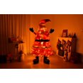 thumbnail image 5 of Zimtown 6 FT Pre-Lit Santa Claus Tree, Hinged Pine Tree with 250 Lights, 900 Branch Tips and Remote Control for Holiday Party Store Office Home, 5 of 11