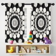 thumbnail image 5 of Blackout Kids Curtains,Black White Tie Dye Mandala Pattern Childrens Insulated Curtains Set Of 2,Bedroom Essentials,Toddler Room Decor 42"x54", 5 of 5