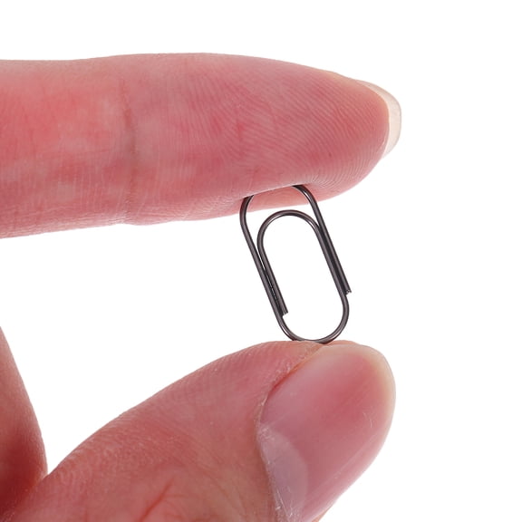 CTIRCHIU 200 Assorted Color Mini Metal Paper Clips for Office Vintage Design Strong Grip 200pcs