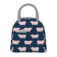 thumbnail image 1 of Fotbe Pig 1 Bolsa de Almuerzo con Estampado, Lonchera Aislada, Contenedor de Comida Reutilizable Tipo Cooler a Prueba de Fugas, 1 of 6
