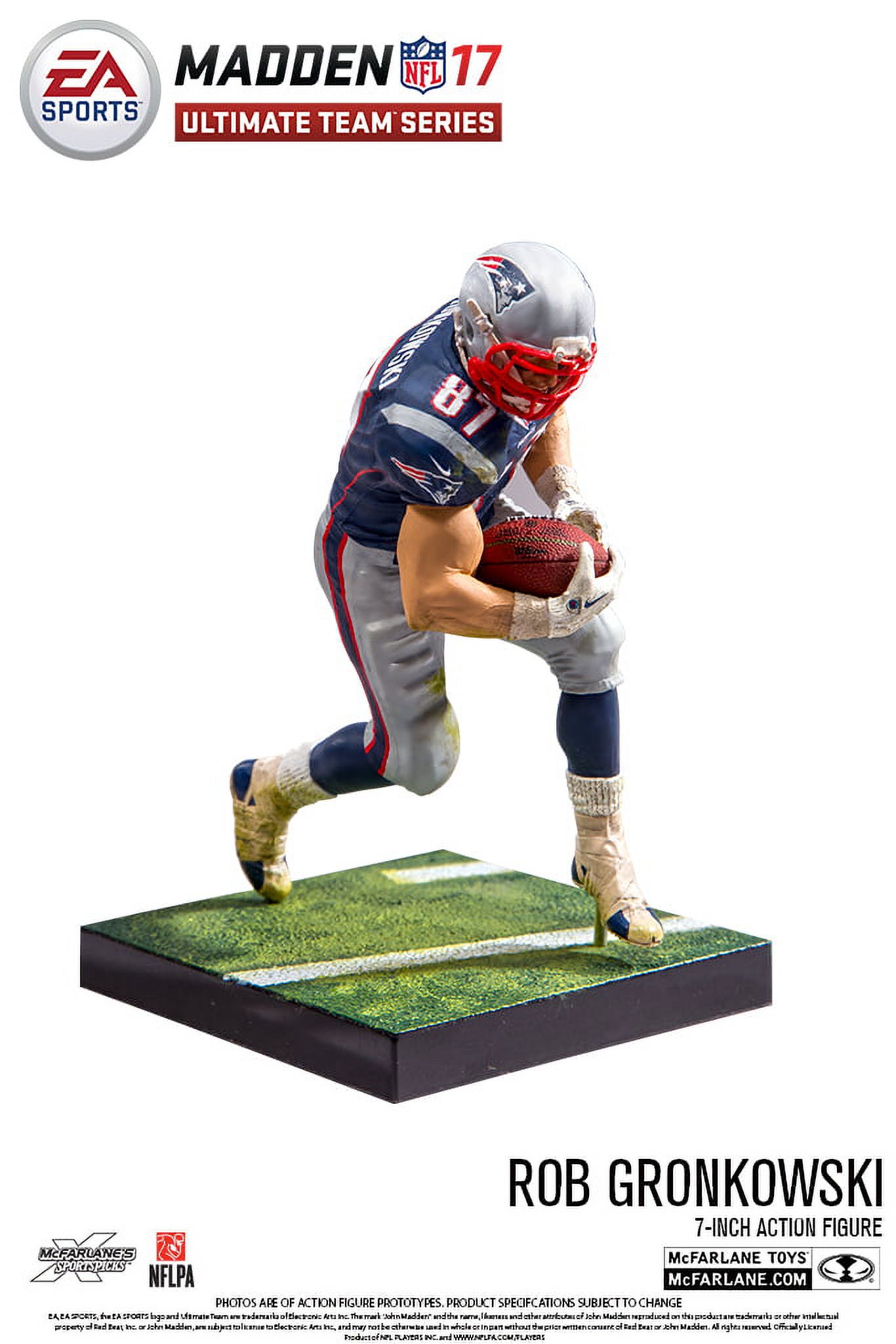 McFarlane NFL EA Sports Madden 17 Ultimate Team Rob Gronkowski Action Figure