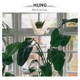 thumbnail image 6 of HAMPPLIES 1Pcs Crochet Sloth Hanging Planter Cotton Rope for Indoor Plants 12.2x7.1x5.9in, 6 of 8